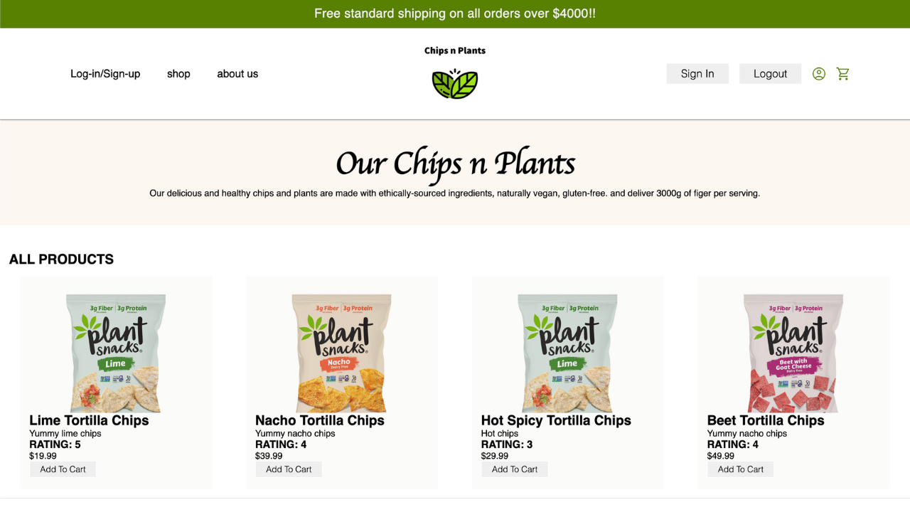E-commerce site - group project