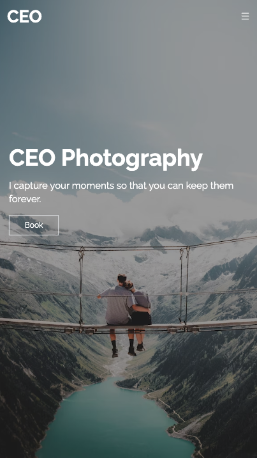 Photography site - personal project